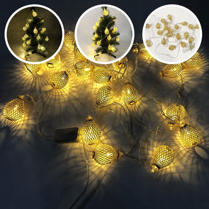 Світлодіодна гірлянда з перемикачем режимів 20, Led гірлянда класична, Гірлянди на ялинку GZ-45