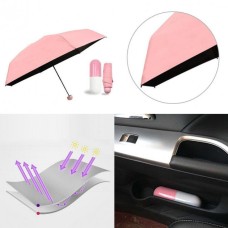 Компактна парасолька в капсулі-футлярі Рожевий, маленька парасолька в капсулі. Колір: рожевий GM-61