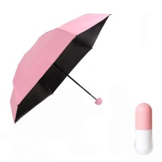 Компактна парасолька в капсулі-футлярі Рожевий, маленька парасолька в капсулі. Колір: рожевий GM-61