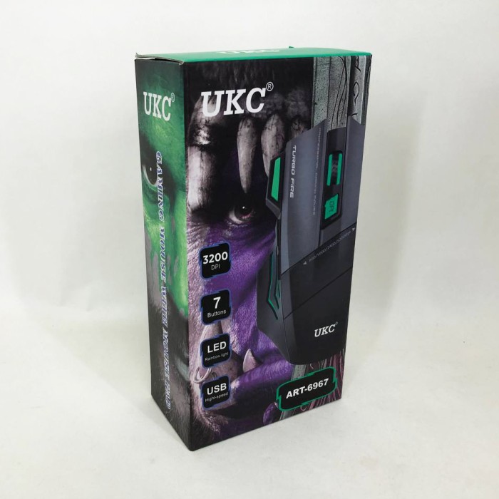 Мишка провідна ігрова UKC 6967 LN-181 з килимком