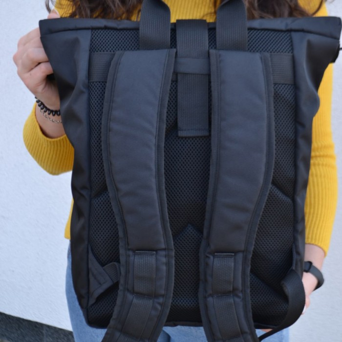 Рюкзак для жінки з відділенням для ноутбука, Рюкзак рол топ дорожня сумка з м'якими лямками ZJ-14