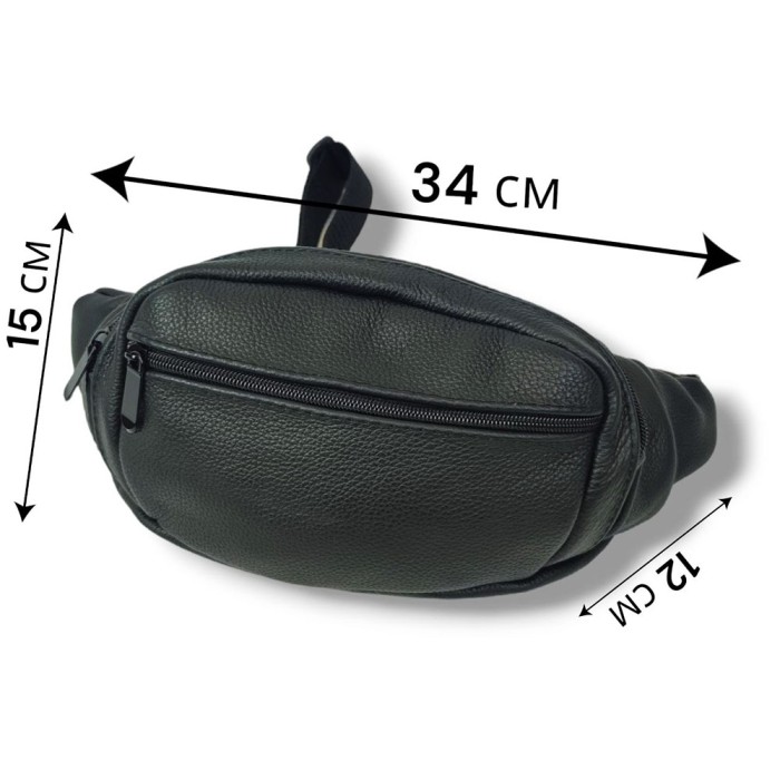 Шкіряна бананка з безліччю кишень, Бананка чоловіча поясна бананка Сумка для походів JH-57