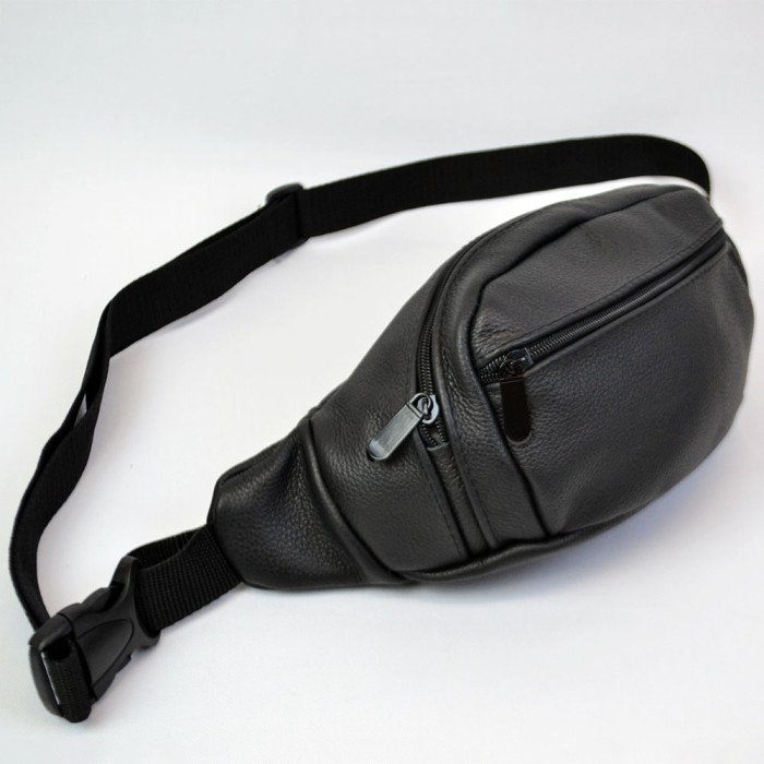 Шкіряна бананка з безліччю кишень, Бананка чоловіча поясна бананка Сумка для походів JH-57