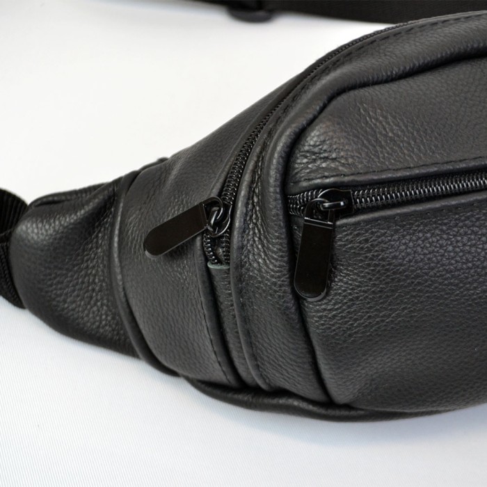 Шкіряна бананка з безліччю кишень, Бананка чоловіча поясна бананка Сумка для походів JH-57