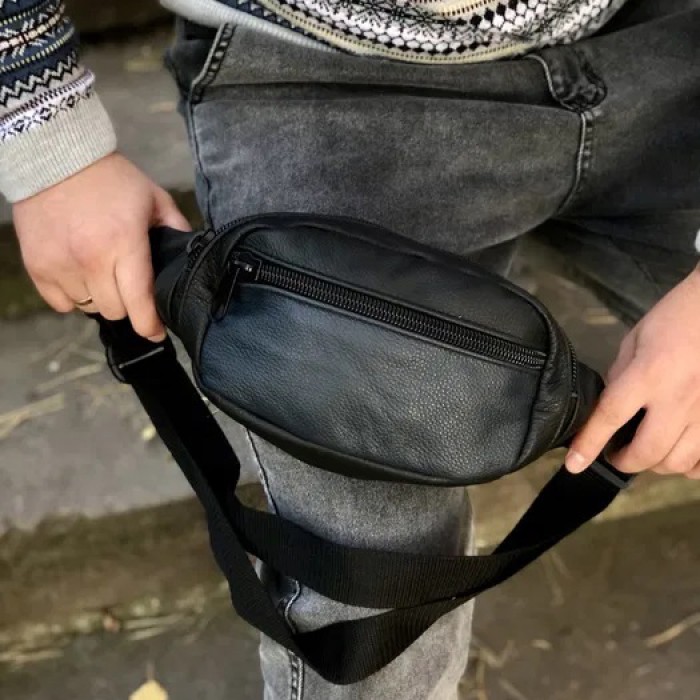 Поясна сумка на змійці, Універсальна сумка на пояс Чоловіча барсетка пояс бананка чоловіча MA-91