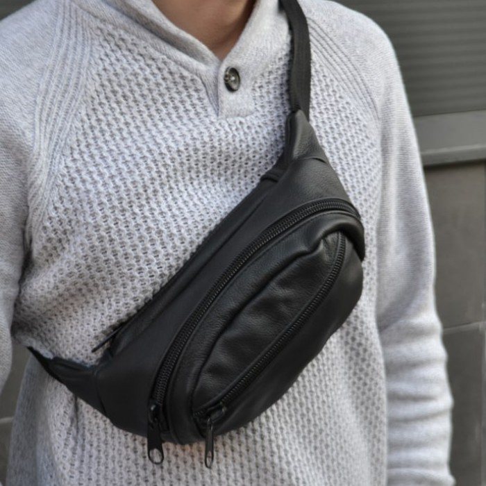 Поясна сумка на змійці, Універсальна сумка на пояс Чоловіча барсетка пояс бананка чоловіча MA-91