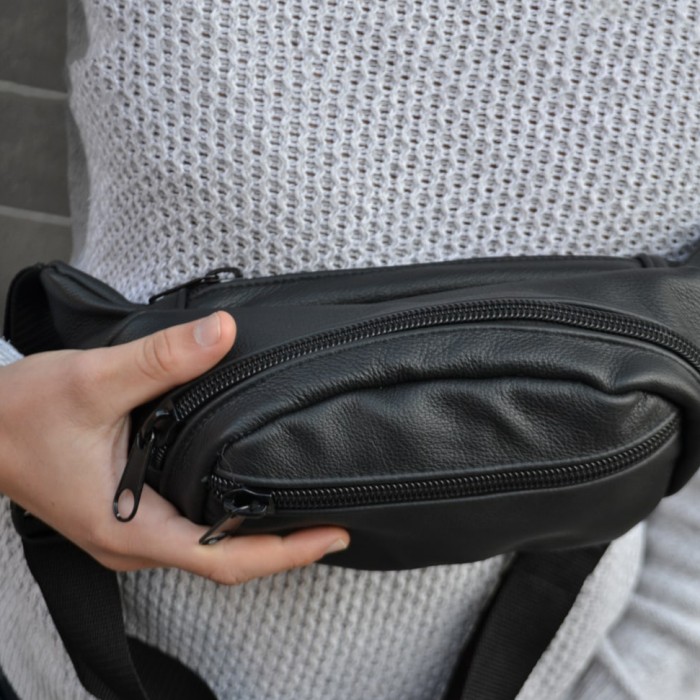 Поясна сумка на змійці, Універсальна сумка на пояс Чоловіча барсетка пояс бананка чоловіча MA-91