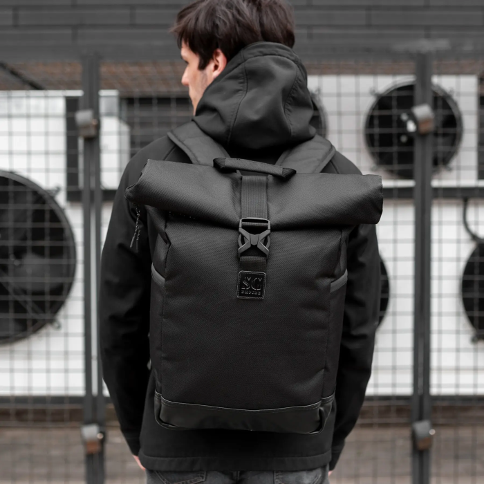 Рюкзаки молодіжні Roll Top, Рюкзак стильний міський для чоловіків, Рюкзак для чоловіка рол топ HZ-77