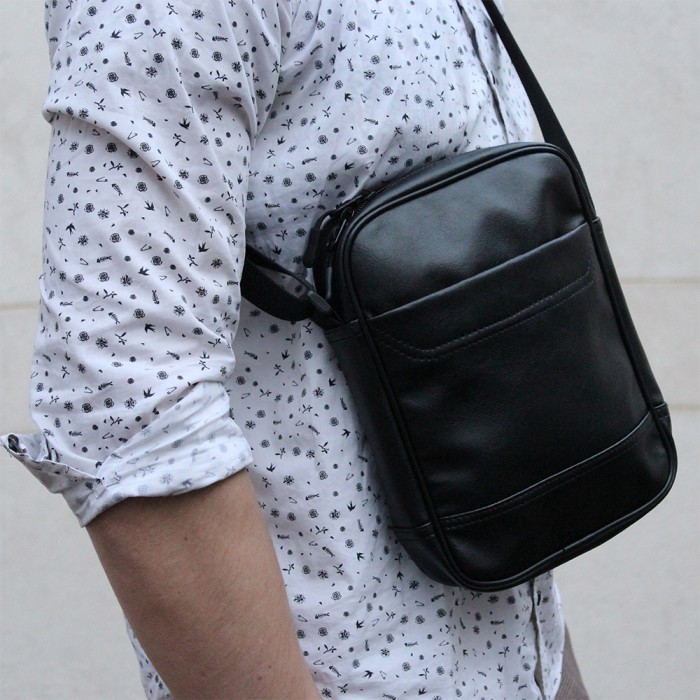 Сумка для чоловіків, Стильна сумка-месенджер, Модна сумка планшет на груди, Сучасна сумка-месенджер PD-59