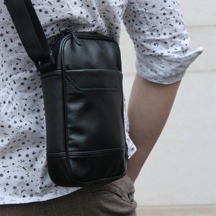 Практична чоловіча сумка слінг, Міська сумка-месенджер, Чоловічий месенджер практичний QR-58