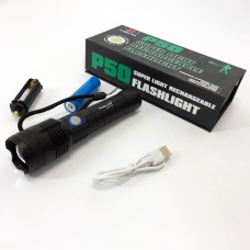 Ліхтар ручний металевий Bailong X-Balog BL-B99-P50, Потужний ліхтар для дому топ-ліхтарик KF-28