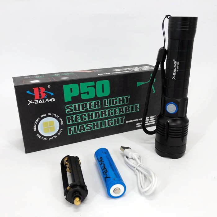 Тактичний ліхтар з діодом Bailong, Акумуляторний ліхтар для домашнього використання CA-10