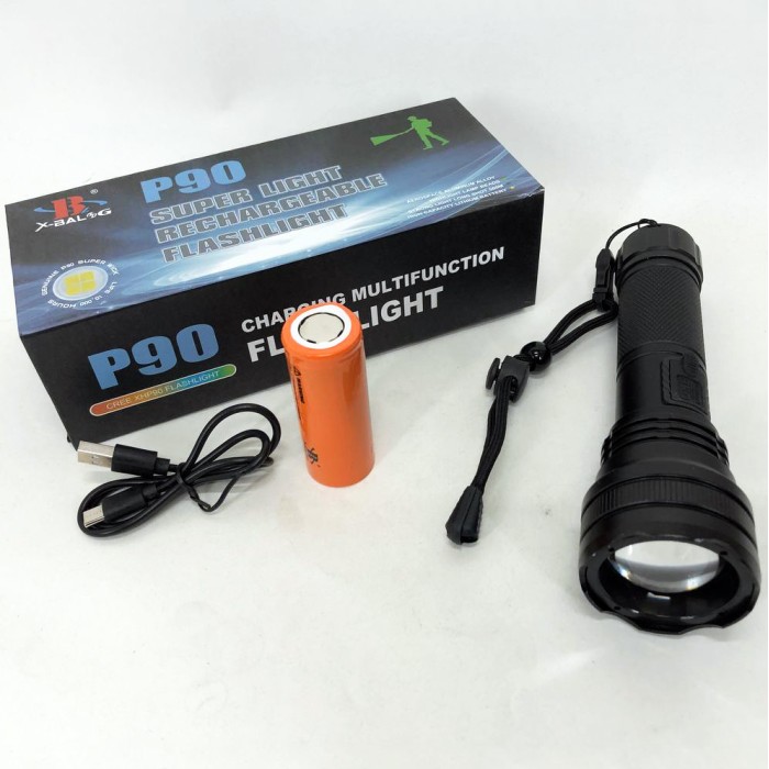 Потужний світлодіодний кишеньковий ліхтарик, Ручний ліхтар з 18650 акумулятором, Ліхтар суперяскравий EC-16