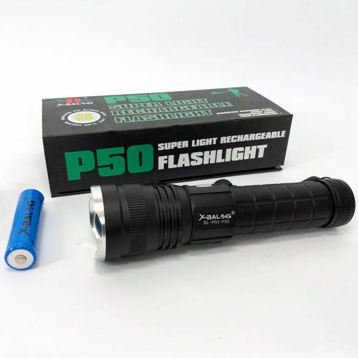 LED ліхтар переносний акумуляторний ліхтар Bailong, Ліхтарик на всі випадки Зручний ручний VT-55