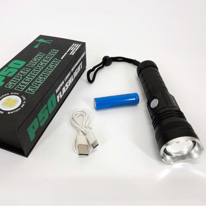 Супер яскравий лід ліхтарик Bailong BL-P03-P50, Армійські тактичні ліхтарі, Ручний ліхтар cob IS-39