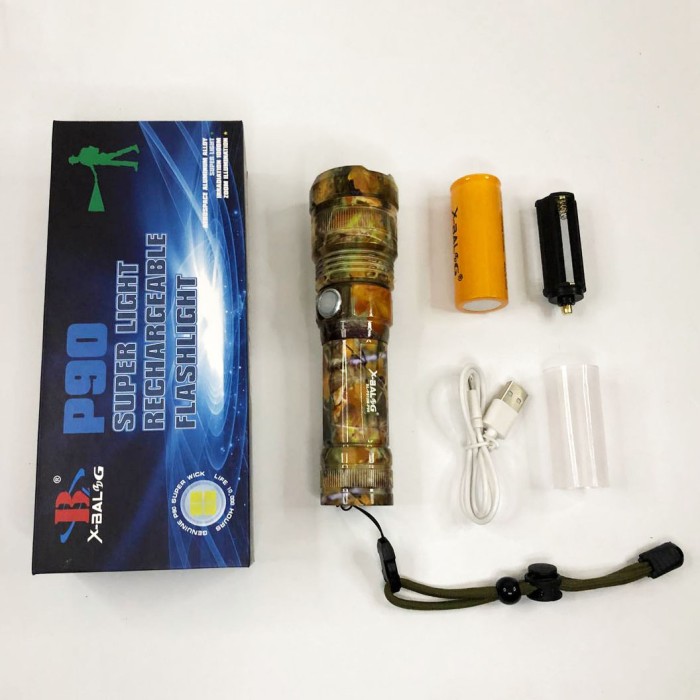 Світлодіодний ліхтар із тривалим часом світіння BL-P512M-P90, Посилений ручний ліхтарик JE-86