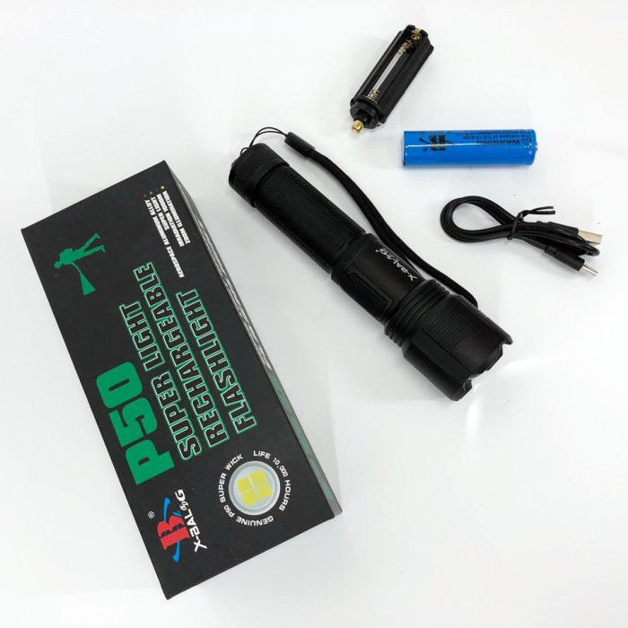 Потужний ліхтар із можливістю зарядки Bailong BL-Z01-P50, Потужний ліхтарик для дому із зарядкою YI-65