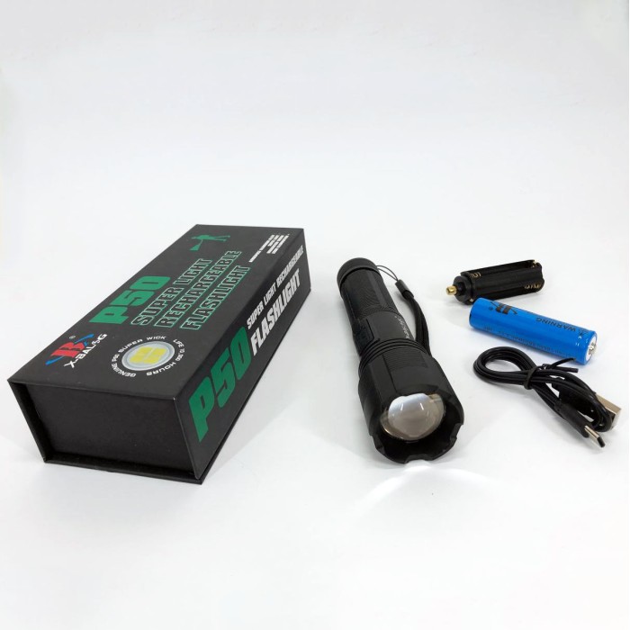 Потужний ліхтар із можливістю зарядки Bailong BL-Z01-P50, Потужний ліхтарик для дому із зарядкою YI-65