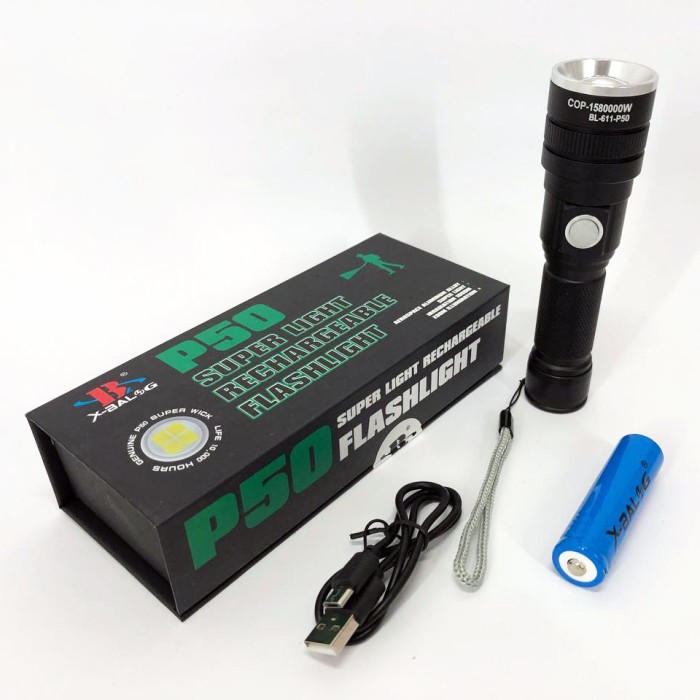 Ліхтар для використання в темряві Police BL-C136-LM+COB BL-611-P50, Ліхтар ручний з функцією зарядки NJ-27