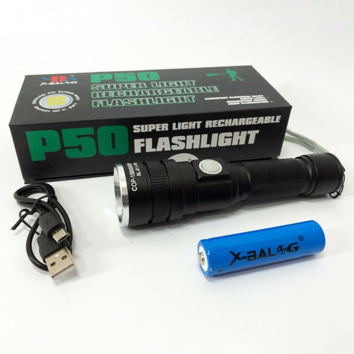 Ліхтар для використання в темряві Police BL-C136-LM+COB BL-611-P50, Ліхтар ручний з функцією зарядки NJ-27