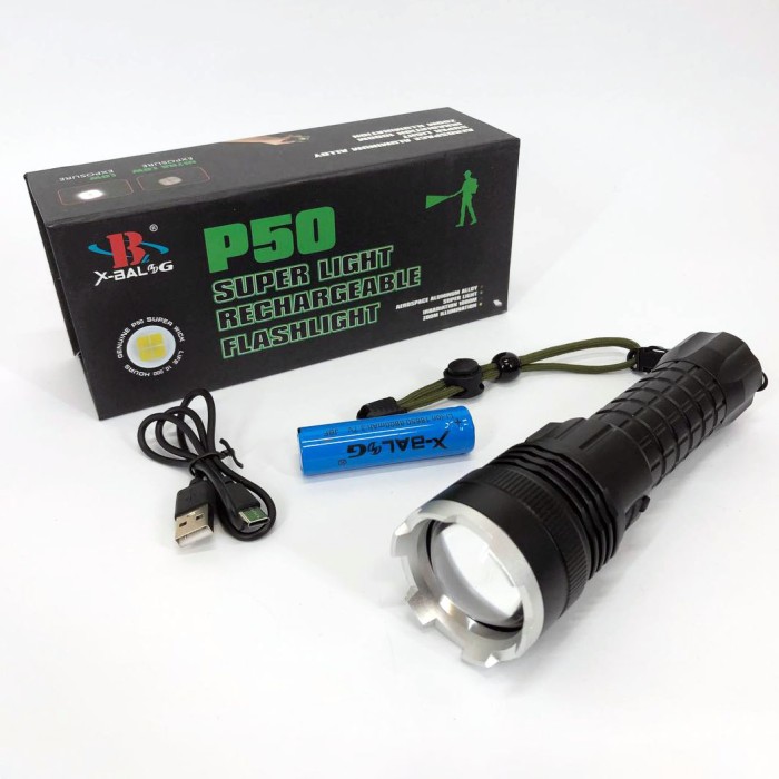 LED ліхтар із зарядкою, Портативний LED ліхтар на батареї, Професійний тактичний ліхтарик IM-17