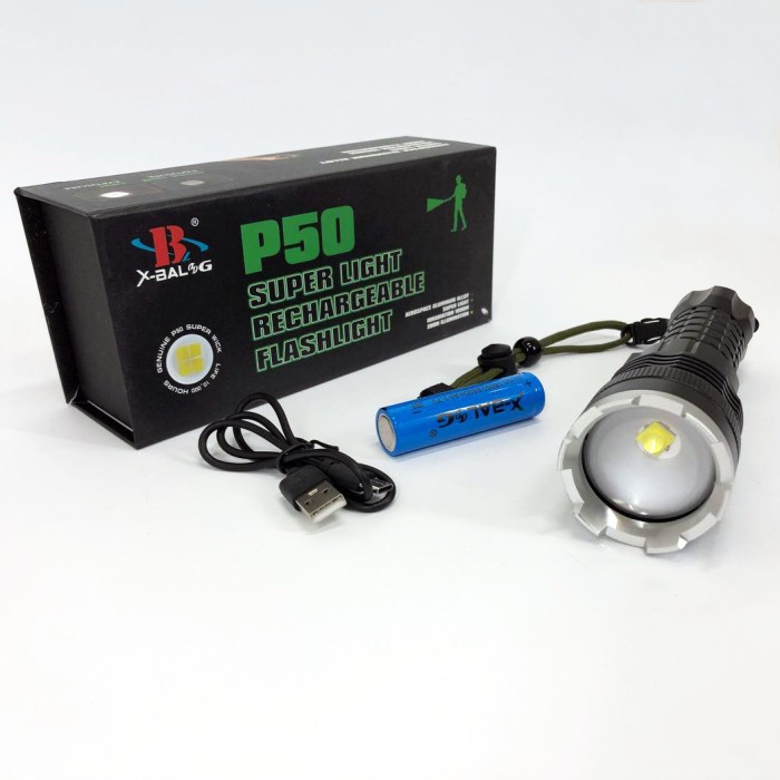 LED ліхтар із зарядкою, Портативний LED ліхтар на батареї, Професійний тактичний ліхтарик IM-17