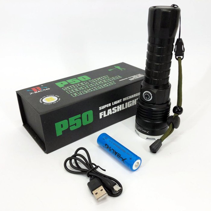 LED ліхтар із зарядкою, Портативний LED ліхтар на батареї, Професійний тактичний ліхтарик IM-17