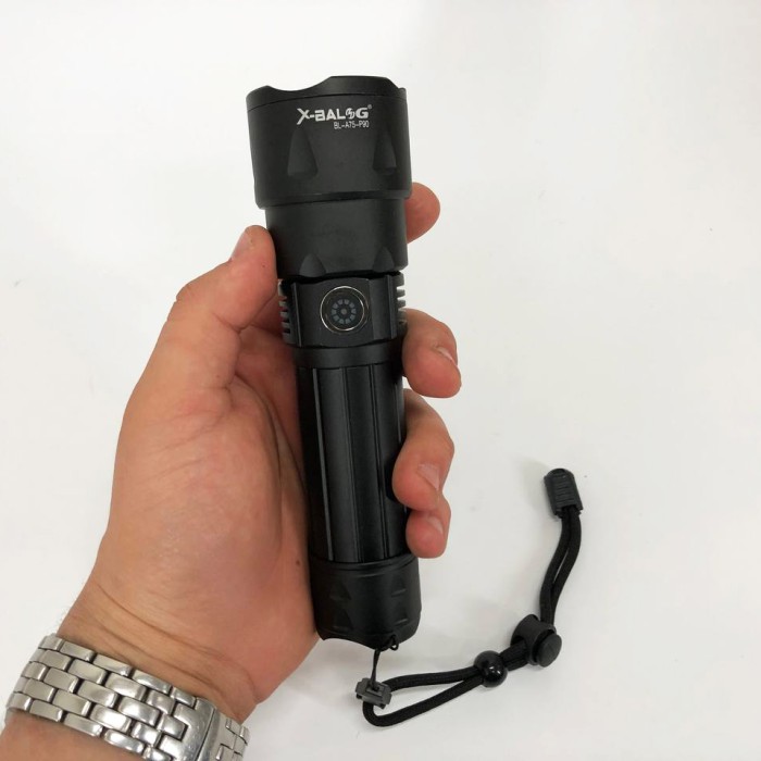 LED ліхтар переносний акумуляторний ліхтар Bailong BL-A75-P90, Тактичні ліхтарі з зумом XS-72