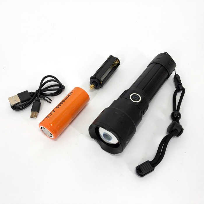 Світлодіодний ліхтар із зумом Bailong BL-A75-P90, Ліхтар із захистом від пилу Ручний аварійний RL-64