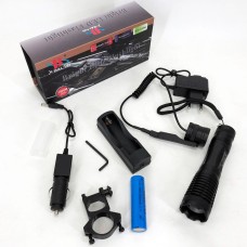 Армійські тактичні ліхтарі Bailong Police BL-Q8837-T6, Ліхтарик військовий, Алюмінієвий ліхтар 18650 NY-66