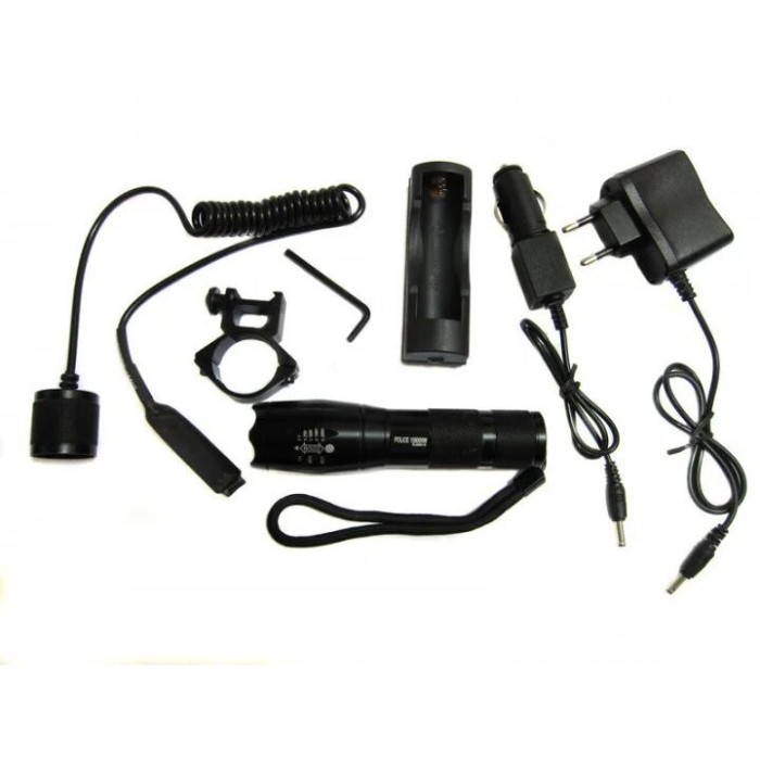 Ліхтар акумуляторний LED ліхтар Військовий тактичний Оригінальний кишеньковий ліхтарик NT-65