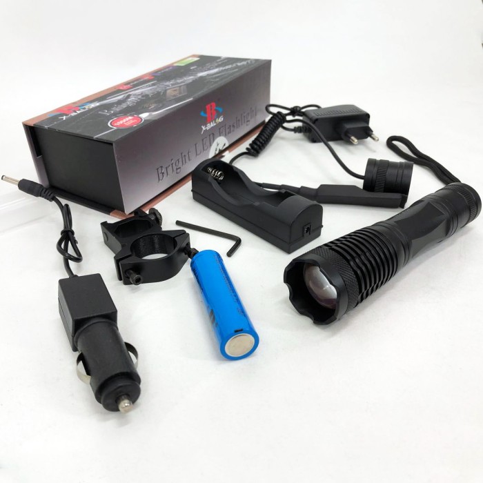 Ліхтар акумуляторний LED ліхтар Військовий тактичний Оригінальний кишеньковий ліхтарик NT-65