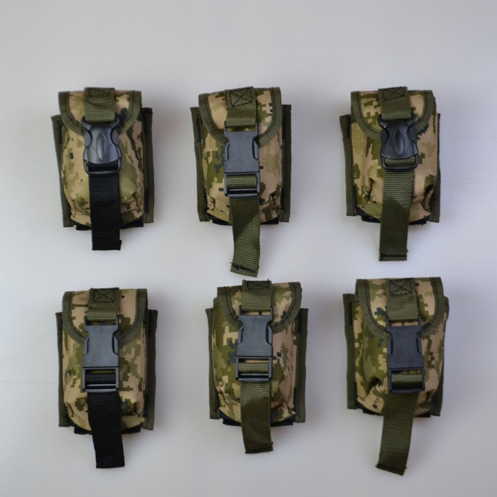 Підсумок під гранату з кордури піксель MOLLE для гранати тактичний QI-10