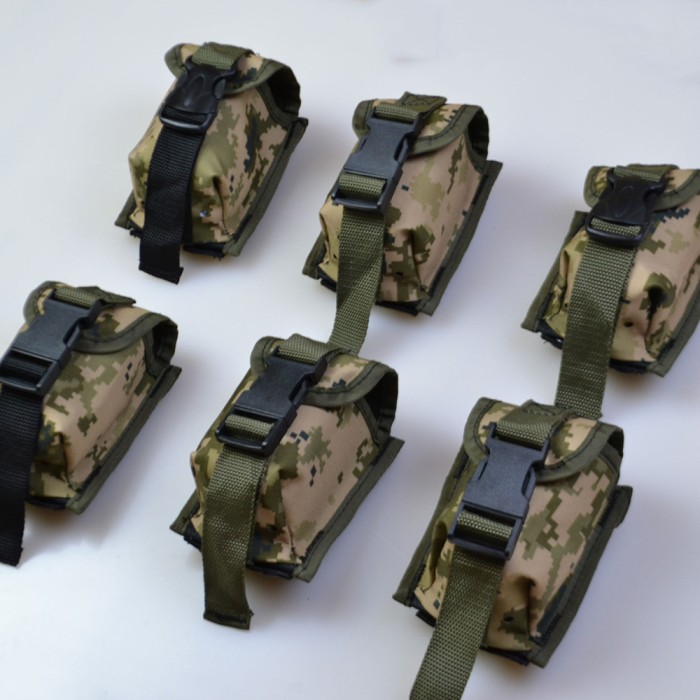 Підсумок під гранату з кордури піксель MOLLE для гранати тактичний QI-10