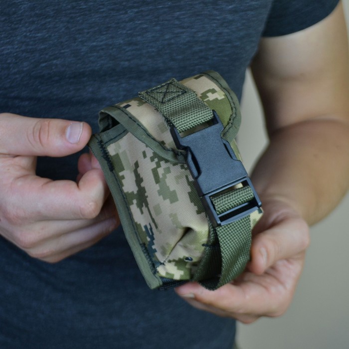 Підсумок під гранату з кордури піксель MOLLE для гранати тактичний QI-10