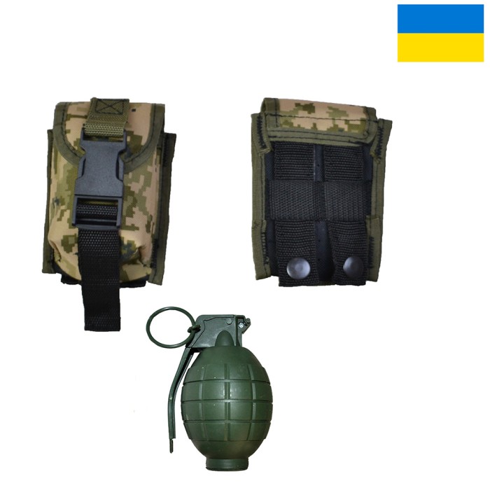 Підсумок під гранату з кордури піксель MOLLE для гранати тактичний QI-10