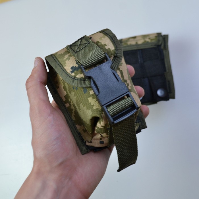 Підсумок під гранату з кордури піксель MOLLE для гранати тактичний QI-10