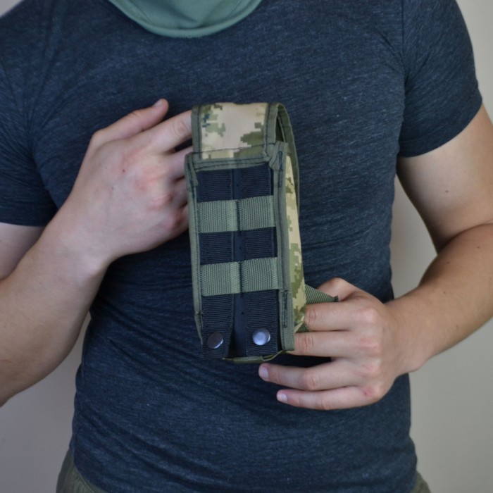 Підсумок на 2 магазини подвійний із кордури піксель MOLLE тактичний HR-67