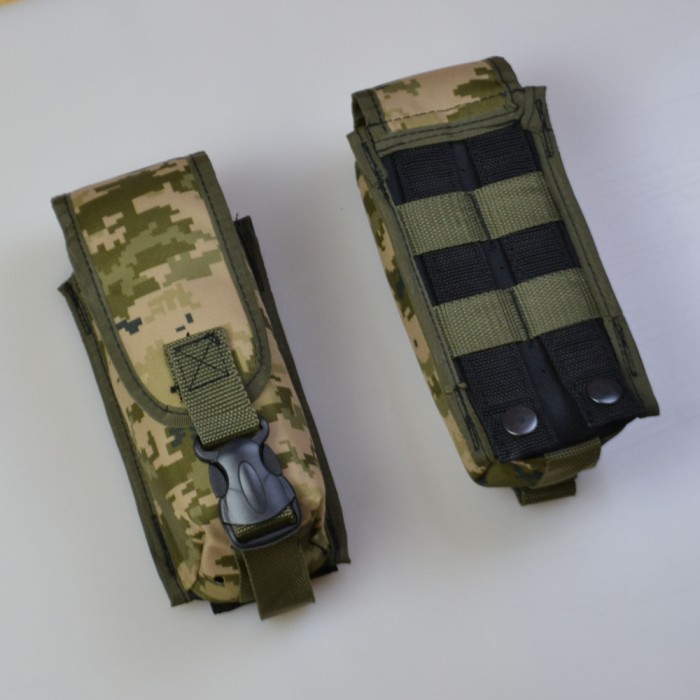 Підсумок на 2 магазини подвійний із кордури піксель MOLLE тактичний SE-27