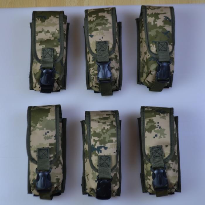 Підсумок на 2 магазини подвійний із кордури піксель TB-224 MOLLE тактичний
