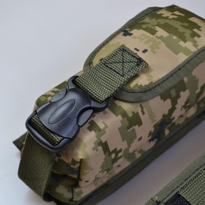 Підсумок на 2 магазини подвійний із кордури піксель TB-224 MOLLE тактичний