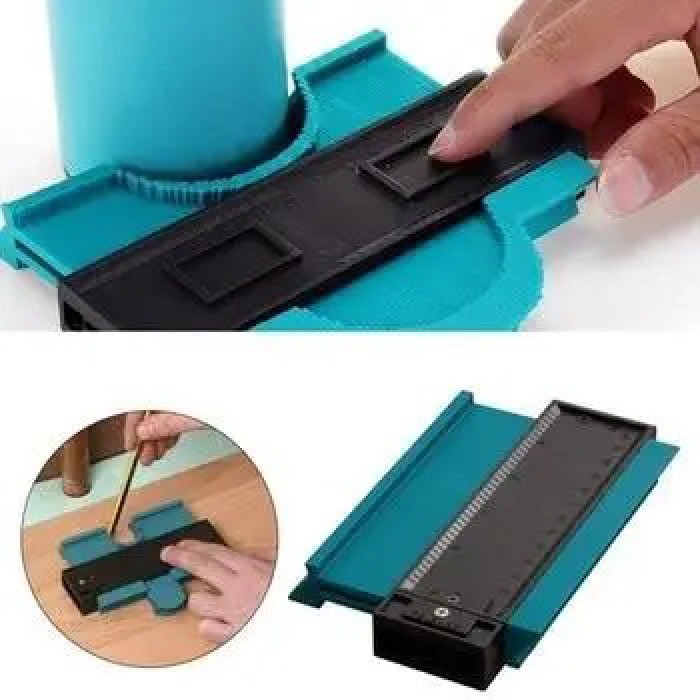 Шаблон для вимірювання контурів Wolfcraft Green UI-57