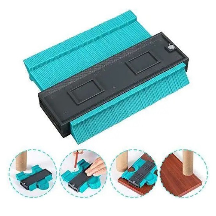 Шаблон для вимірювання контурів Wolfcraft Green UI-57