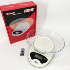 Ваги кухонні настільні зі знімною чашею Matarix MX-404, Настільні ваги для кухні з чашею FH-62