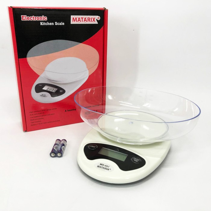 Ваги кухонні настільні зі знімною чашею Matarix MX-404, Настільні ваги для кухні з чашею FH-62