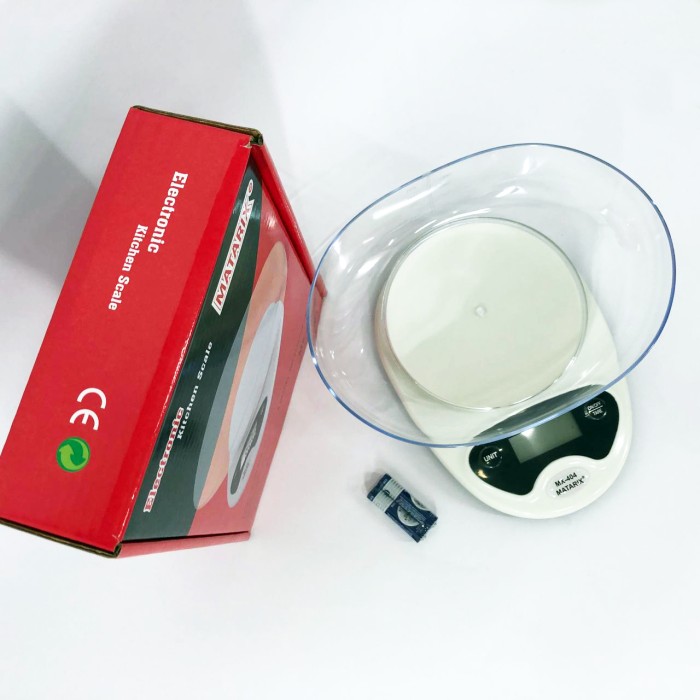 Ваги кухонні настільні зі знімною чашею Matarix MX-404, Настільні ваги для кухні з чашею FH-62