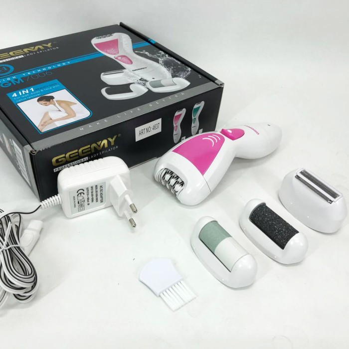 Епілятор для будь-яких зон тіла Gemei, Електрична пемза для стопи Шліфувальна машинка п'ят PU-96