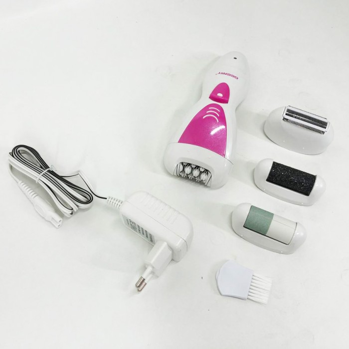 Електрична пемза для п'ят, Портативна жіноча бритва, Епілятор з різними насадками TQ-55