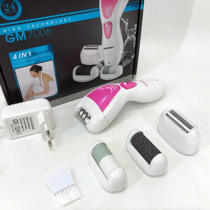 Електрична пемза для п'ят, Портативна жіноча бритва, Епілятор з різними насадками TQ-55