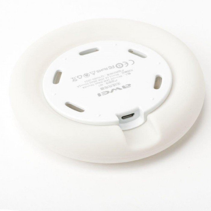 Бездротова зарядка з підсвічуванням 7 кольорів 10W 7 COLOR Awei W7 + HY-299 WIRELESS CHARGE